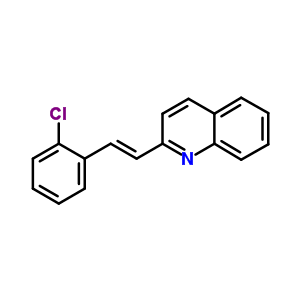 Quinoline,2-[(1e)-2-(2-chlorophenyl)ethenyl]- Structure,14174-62-0Structure