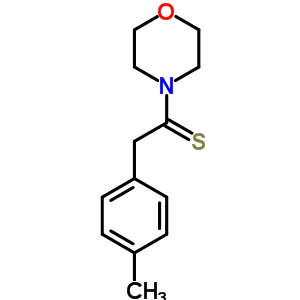 2-(4-Methylphenyl)-1-(4-morpholinyl)ethanethione Structure,14182-63-9Structure