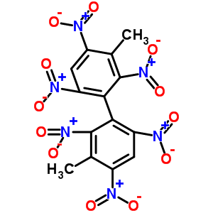 1,1-Biphenyl,3,3-dimethyl-2,2,4,4,6,6-hexanitro- Structure,14185-44-5Structure