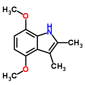 4,7-Dimethoxy-2,3-dimethyl-1h-indole Structure,14201-41-3Structure