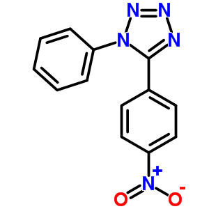 1H-tetrazole,5-(4-nitrophenyl)-1-phenyl- Structure,14213-27-5Structure