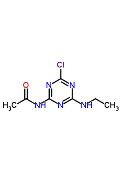 2-Chloro-4-acetamido-6-(ethylamino)-s-triazine Structure,142179-76-8Structure