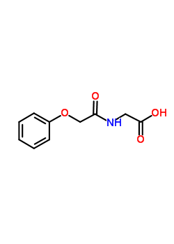 (Phenoxyacetyl)amino]acetic acid Structure,14231-45-9Structure