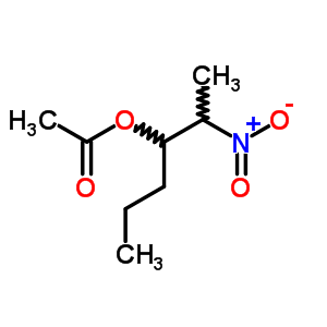 3-Hexanol, 2-nitro-,3-acetate Structure,14255-57-3Structure