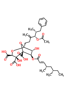 Zaragozic acid a Structure,142561-96-4Structure