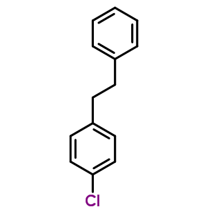 Benzene,1-chloro-4-(2-phenylethyl)- Structure,14310-22-6Structure