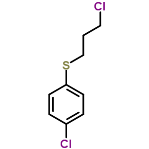 Benzene,1-chloro-4-[(3-chloropropyl)thio]- Structure,14366-66-6Structure