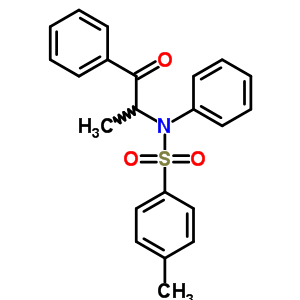 Benzenesulfonamide,4-methyl-n-(1-methyl-2-oxo-2-phenylethyl)-n-phenyl- Structure,14370-78-6Structure