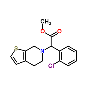 Methyl 2-(2-chlorophenyl)-2-(4,5-dihydrothieno[2,3-c]pyridin-6(7h)-yl)acetate Structure,144457-43-2Structure