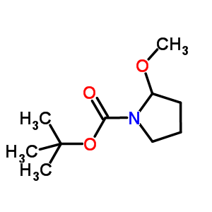 Tert-butyl 2-methoxypyrrolidine-1-carboxylate Structure,144688-69-7Structure