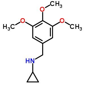 Benzenemethanamine,n-cyclopropyl-3,4,5-trimethoxy- Structure,14471-17-1Structure