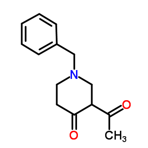 3-Acetyl-1-benzylpiperidin-4-one Structure,14487-99-1Structure