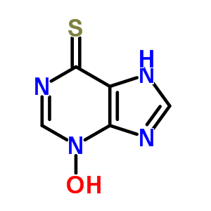 6H-purine-6-thione,1,2,3,9-tetrahydro-, 3-oxide Structure,145-95-9Structure