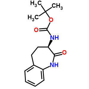 (R)-(2-oxo-2,3,4,5-tetrahydro-1h-benzobazepin-3-yl)-carbamic acid tert-butyl ester Structure,145485-03-6Structure