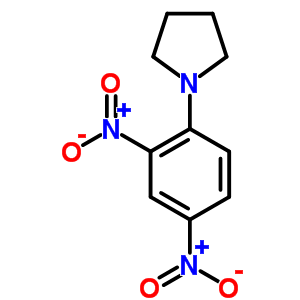 1-(2,4-Dinitrophenyl)pyrrolidine Structure,14552-00-2Structure