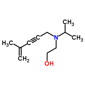 Ethanol,2-[(1-methylethyl)(4-methyl-4-penten-2-yn-1-yl)amino]- Structure,14558-43-1Structure