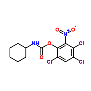 Cyclohexanecarbamicacid, 3,4,6-trichloro-2-nitrophenyl ester (8ci) Structure,14572-54-4Structure