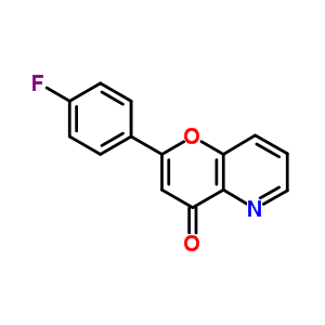 2-(4-Fluorophenyl)-pyrano[3,2-b]pyridin-4-one Structure,148190-22-1Structure