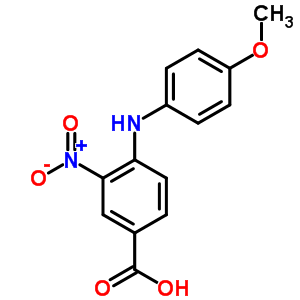 4-(4-Methoxyanilino)-3-nitrobenzoic acid Structure,148304-22-7Structure