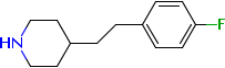 4-[2-(4-Fluoro-phenyl)-ethyl]-piperidine Structure,148492-11-9Structure