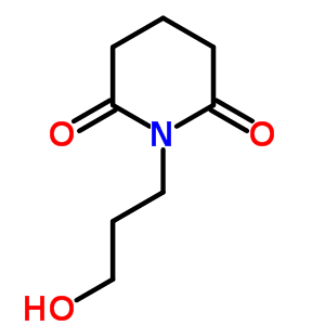 2,6-Piperidinedione,1-(3-hydroxypropyl)- Structure,1489-83-4Structure