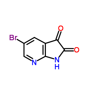 5-Bromo-1h-pyrrolo[2,3-b]pyridine-2,3-dione Structure,149142-67-6Structure