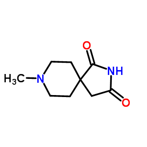 8-Methyl-2,8-diazaspiro[4.5]decane-1,3-dione Structure,1497-15-0Structure