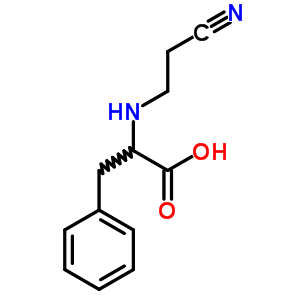 2-[(2-Cyanoethyl)amino]-3-phenylpropanoic acid Structure,15095-74-6Structure