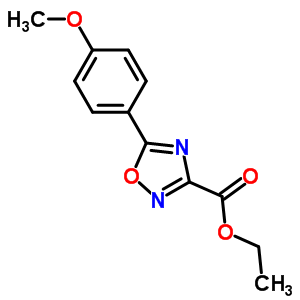 Ethyl 5-(4-methoxyphenyl)-1,2,4-oxadiazole-3-carboxylate Structure,151098-14-5Structure