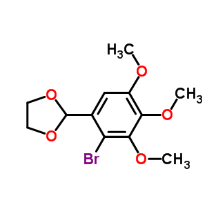 2-(2-Bromo-3,4,5-trimethoxyphenyl)-1,3-dioxolane Structure,151166-78-8Structure