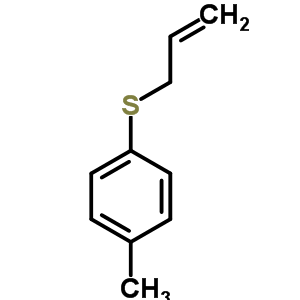 Benzene,1-methyl-4-(2-propen-1-ylthio)- Structure,1516-28-5Structure