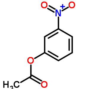 Acetic acid,3-nitrophenyl ester Structure,1523-06-4Structure