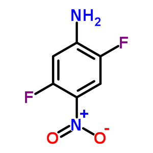 2,5-Difluoro-4-nitroaniline Structure,1542-36-5Structure