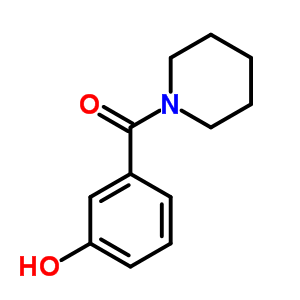 (3-Hydroxyphenyl)-1-piperidinylmethanone Structure,15504-60-6Structure