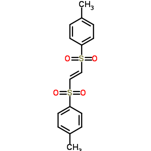 Benzene,1,1-[(1z)-1,2-ethenediylbis(sulfonyl)]bis[4-methyl- Structure,15645-75-7Structure