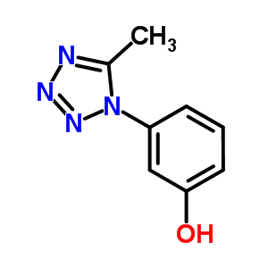 3-(5-Methyl-1h-tetrazol-1-yl)phenol Structure,157124-40-8Structure