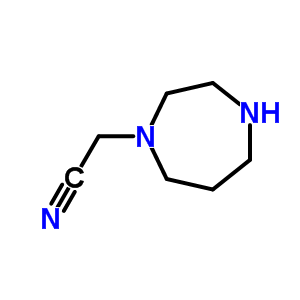 1-Cyanomethylhomopiperazine Structure,157341-35-0Structure