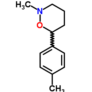 2H-1,2-oxazine,tetrahydro-2-methyl-6-(4-methylphenyl)- Structure,15769-90-1Structure