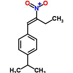 Benzene,1-(1-methylethyl)-4-(2-nitro-1-buten-1-yl)- Structure,15804-81-6Structure