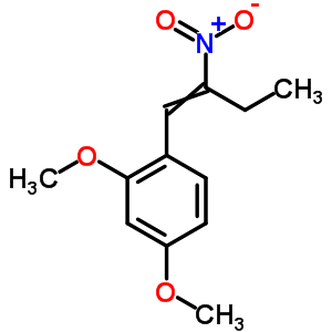 Benzene,2,4-dimethoxy-1-(2-nitro-1-buten-1-yl)- Structure,15804-83-8Structure