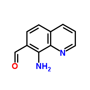 8-Aminoquinoline-7-carbaldehyde Structure,158753-17-4Structure