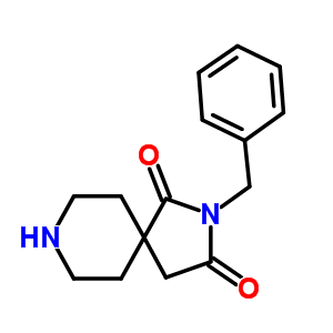 2-Benzyl-2,8-diazaspiro[4.5]decane-1,3-dione Structure,15882-48-1Structure