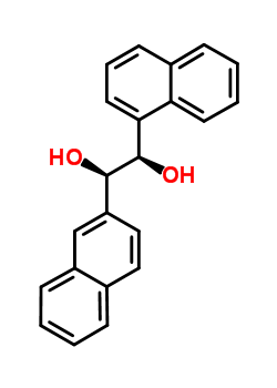 (R,R)-(+)-1-(1-Naphthyl)-2-(2-naphthyl)-1,2-ethanediol Structure,159333-30-9Structure