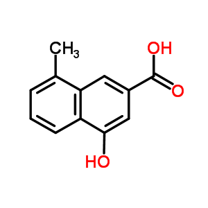 4-Hydroxy-8-methyl-2-naphthalenecarboxylic acid Structure,16036-18-3Structure