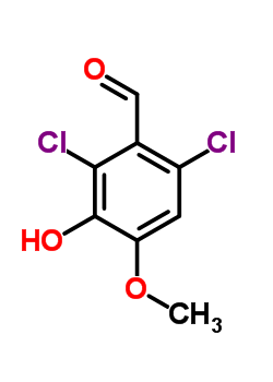 2,6-Dichloro-3-hydroxy-4-methoxybenzaldehyde Structure,160431-96-9Structure