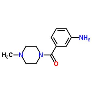 {3-[(4-Methylpiperazin-1-yl)carbonyl]phenyl}amine Structure,160647-73-4Structure