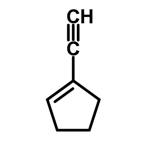 1-Ethynylcyclopent-1-ene Structure,1610-13-5Structure