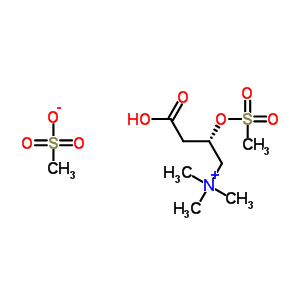 (S)-carnitine mesylate, mesylate salt Structure,161886-60-8Structure