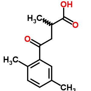 Benzenebutanoic acid, a,2,5-trimethyl-g-oxo- Structure,16206-40-9Structure