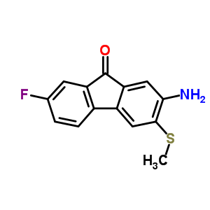 9H-fluoren-9-one,2-amino-7-fluoro-3-(methylthio)- Structure,16232-99-8Structure